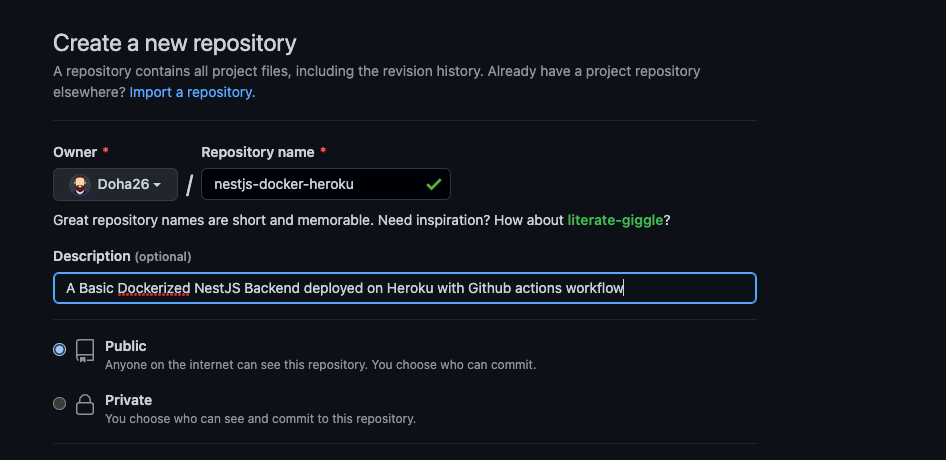 Use CI/CD with Github Actions and Amazon ECR to deploy a Dockerized NestJS Backend on Heroku - Part 1